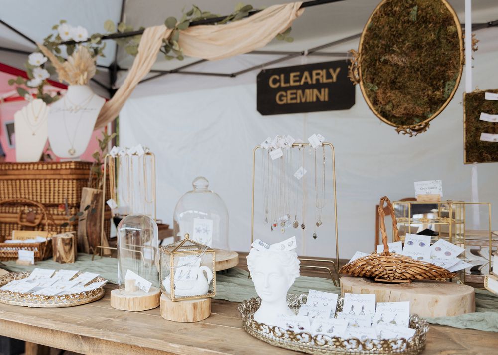 jewelry handmade Lady Smith Manor Summer Market, Dorchester New Brunswick photographer Lady Smith Manor wedding photographer