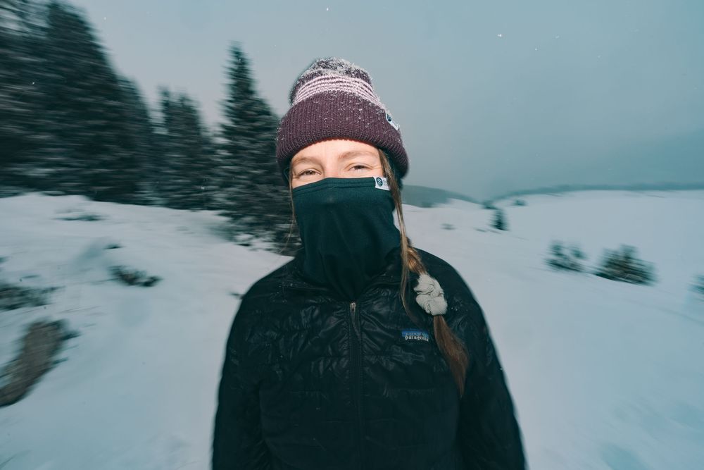 a woman in a black jacket and hat stands in the snow
Photographer: Urban Engel Perspectiva