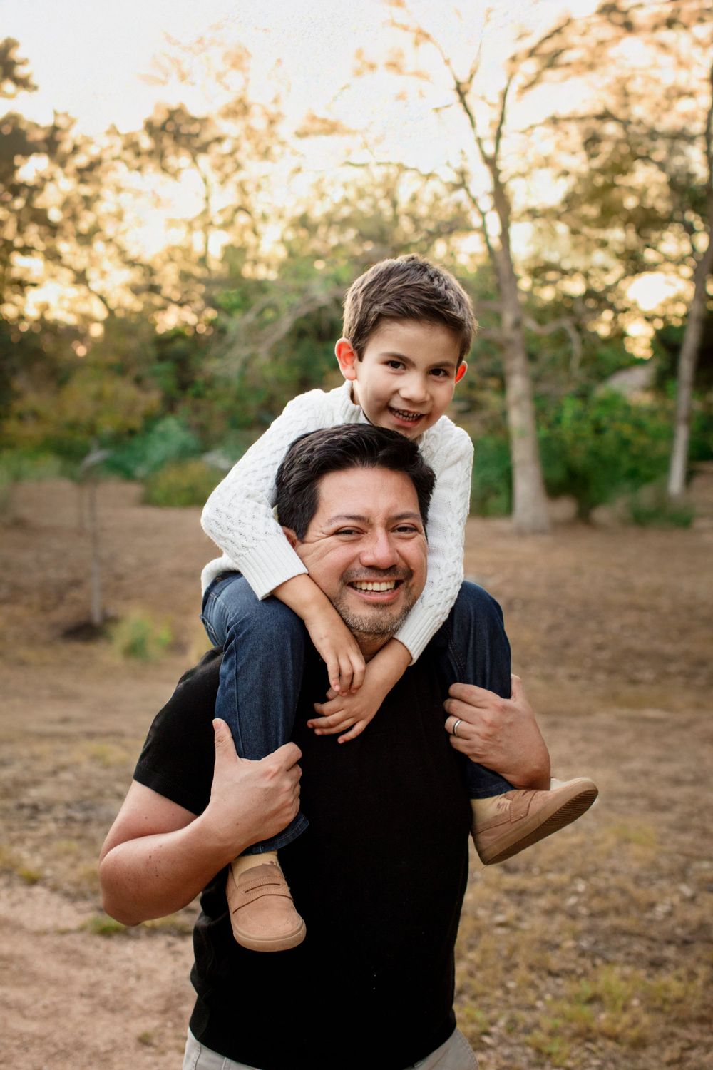 dad son mini session cedar park Texas