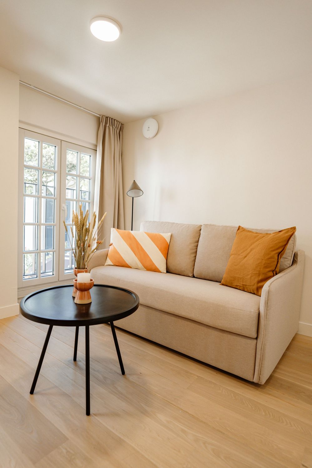 espace salon d'une suite