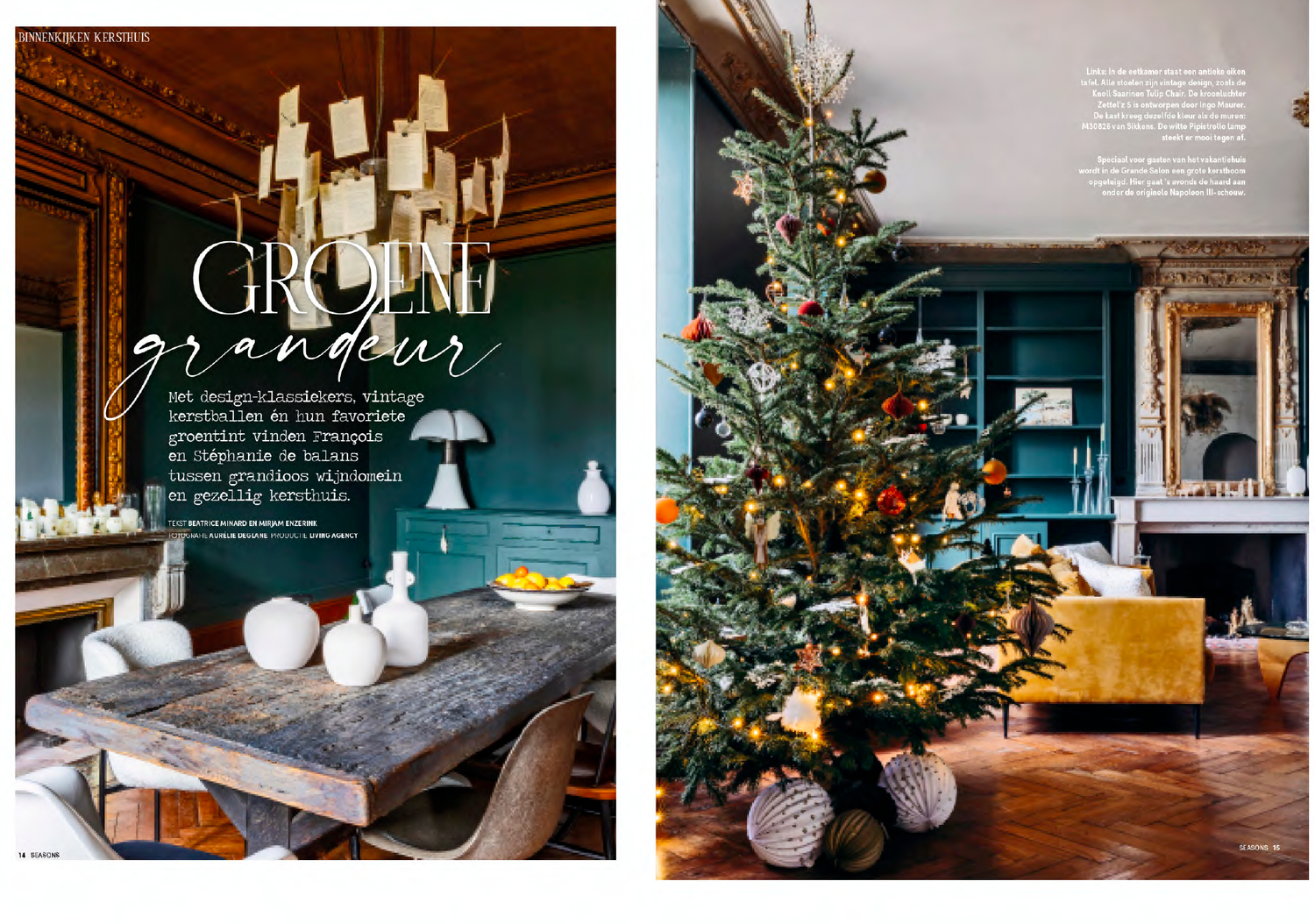 French HOME magazine issue 116 featuring bright dining room with large windows, garden view, and wooden furniture on cover.