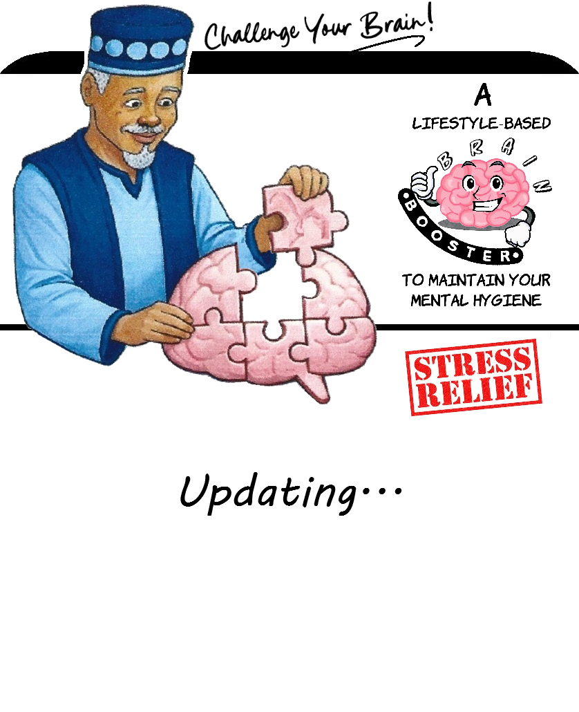 Challenge Your Brain lifestyle mental hygiene booster app promoting stress relief for a sharp positive mind.