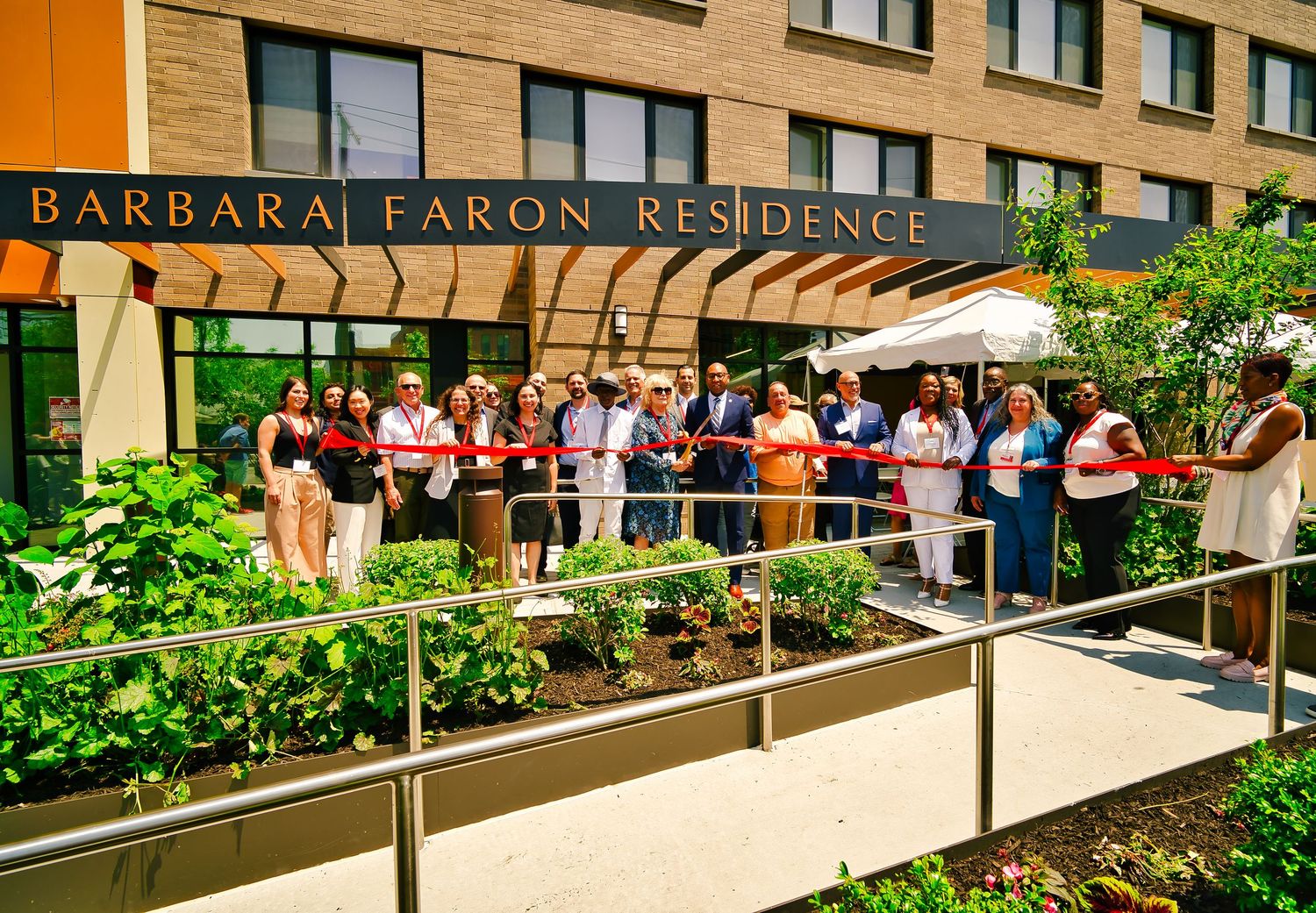 RISEWELL.ORG - RIBBON CUTTING BARBARA FARON RESIDENCE - SYTES MEDIA INC - PIC 1