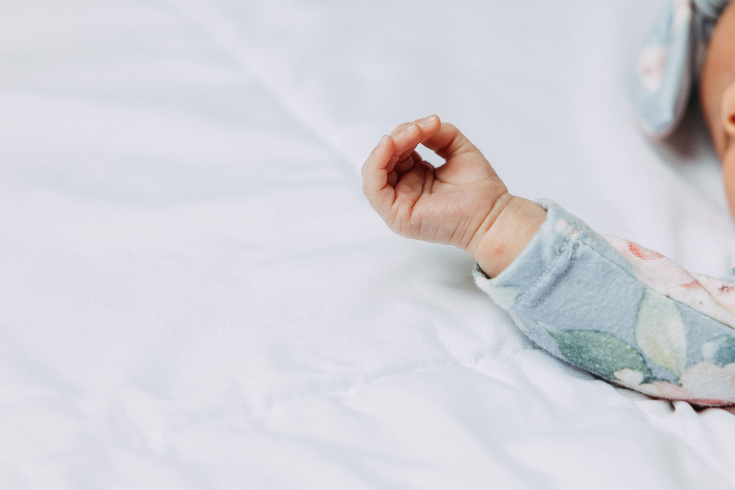 newborn details during photography