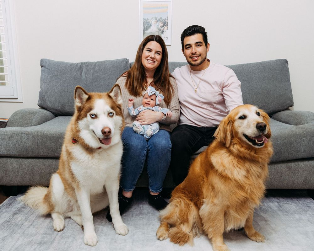 Newborn and family portraits in San Jose