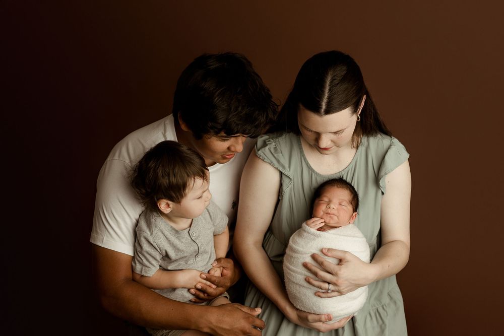 family portraits Wichita, family photography, studio family session, infant photography near me, Wichita family photography