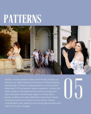 Collection of romantic portrait photos showing couples embracing in soft light against architectural backdrops.