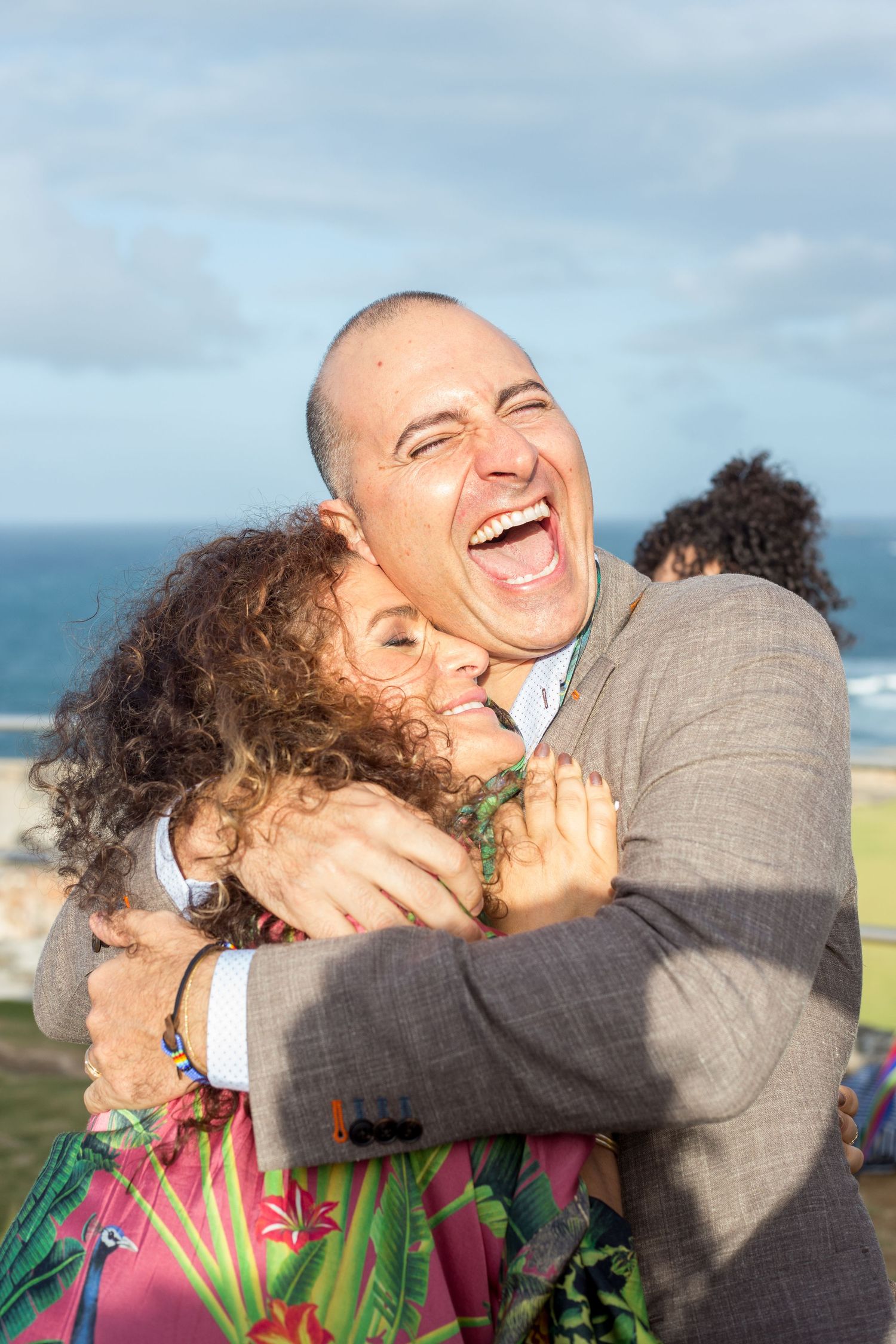 Surprise wedding. Bride and groom. Ceremony. El Morro. Old San Juan, Puerto Rico.