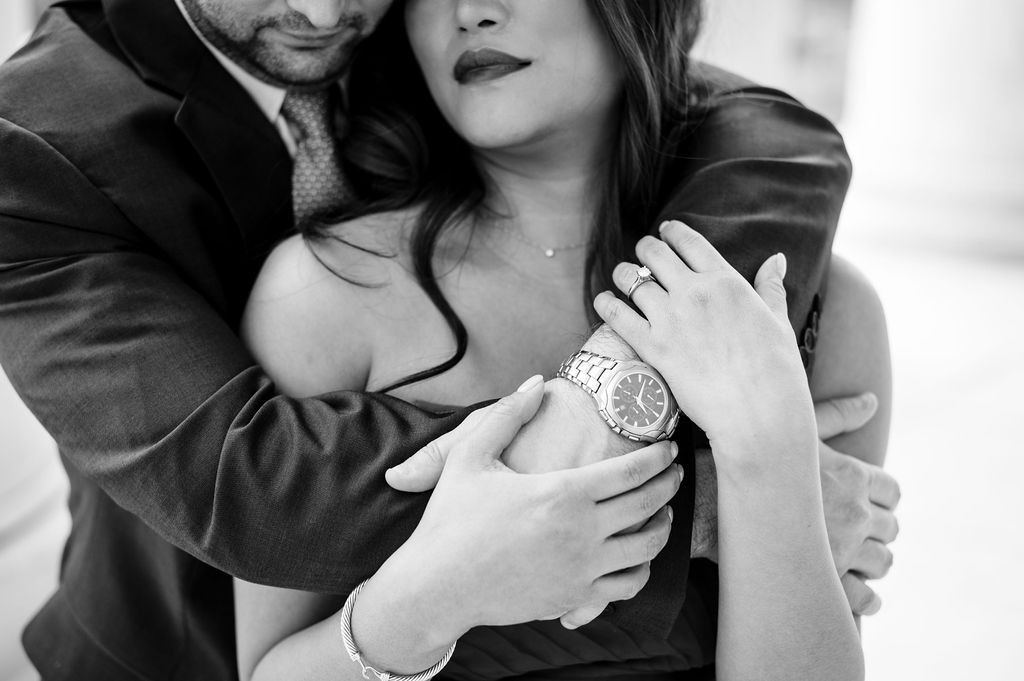 Jefferson Memorial Engagement Photoshoot Washington DC