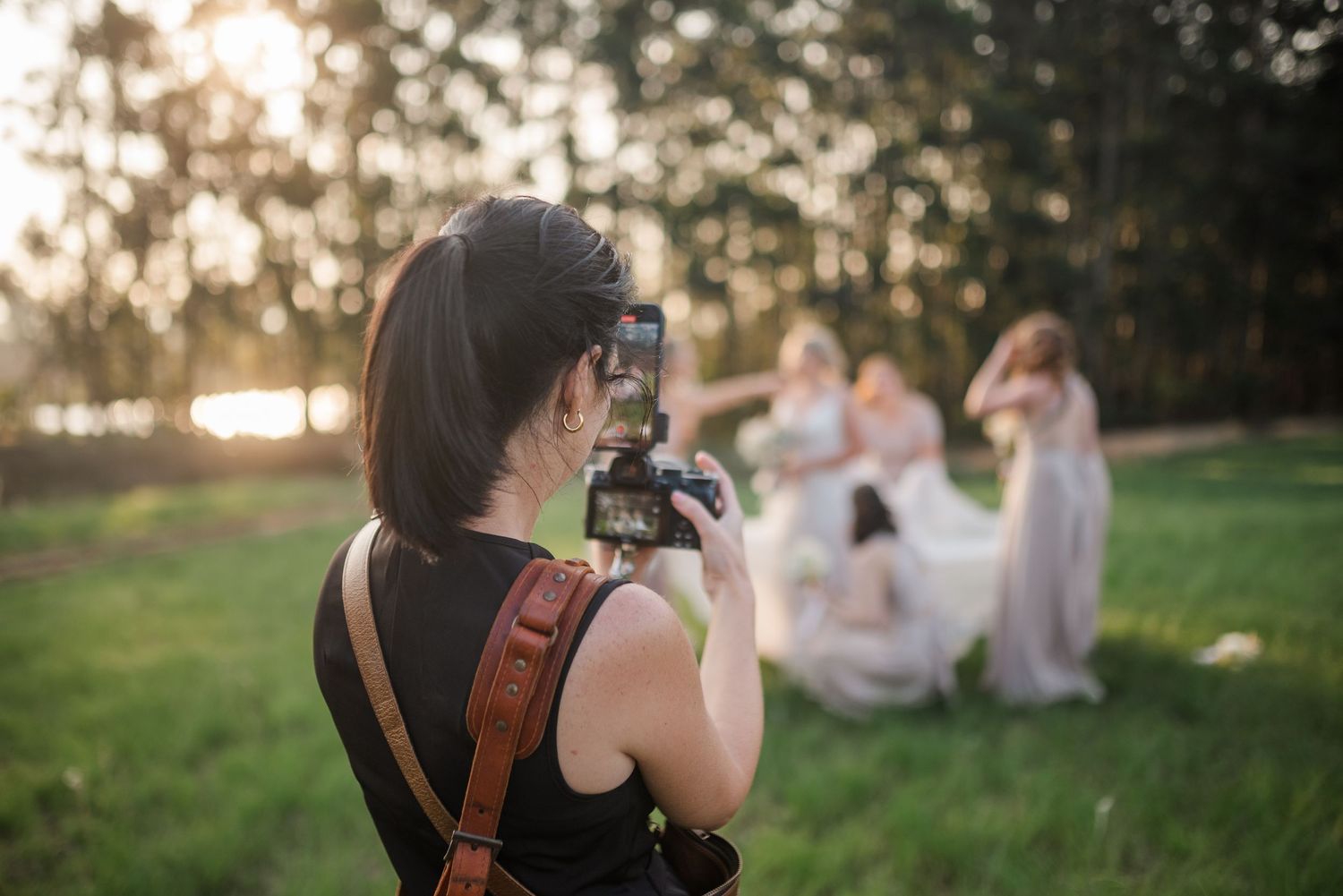 Natural light wedding photographer
