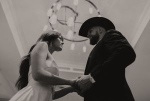 Dramatic monochrome sequence capturing intimate moments in a modern interior space.