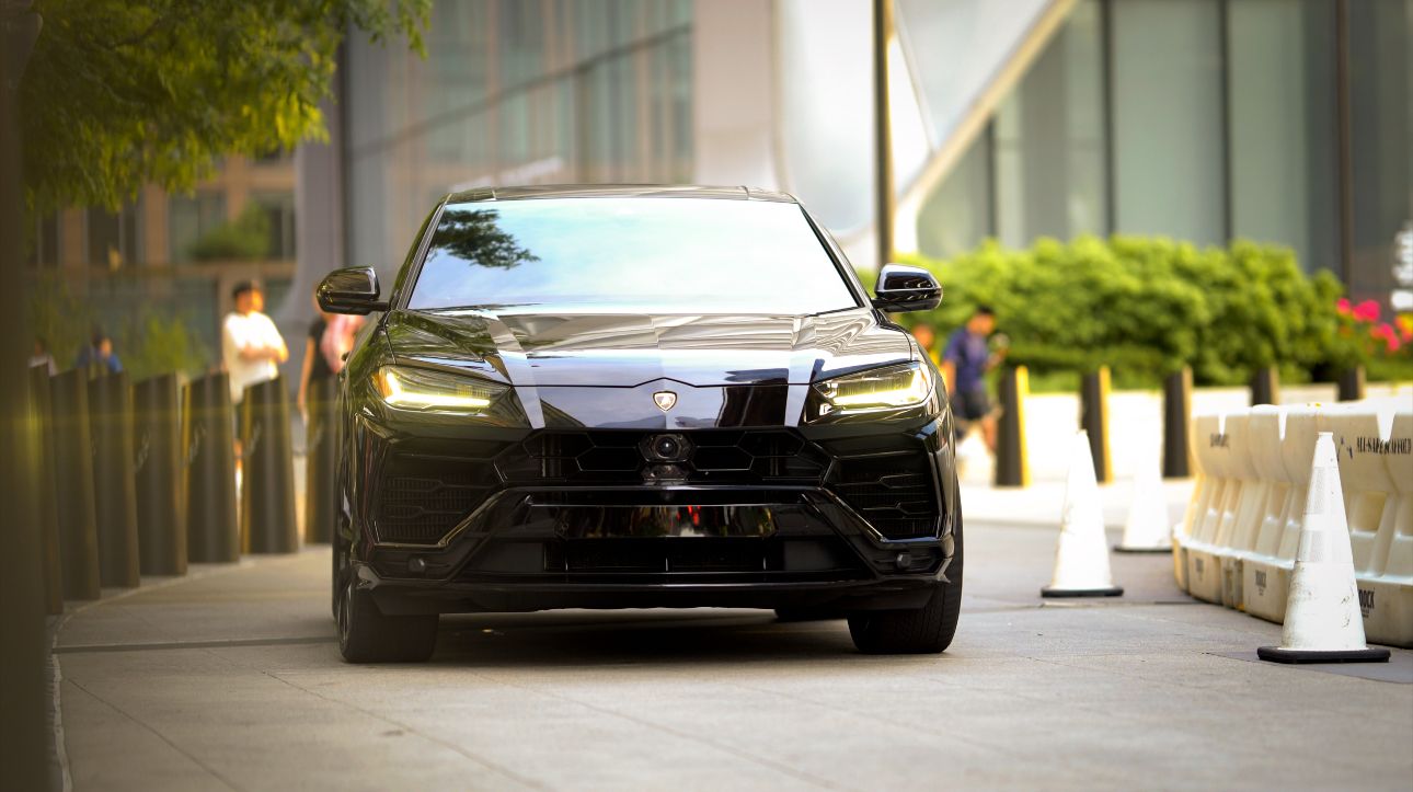 Luxury automotive Lamborghini Urus lifestyle photo by Timoy B Photography – premium urban brand aesthetic, Atlanta.