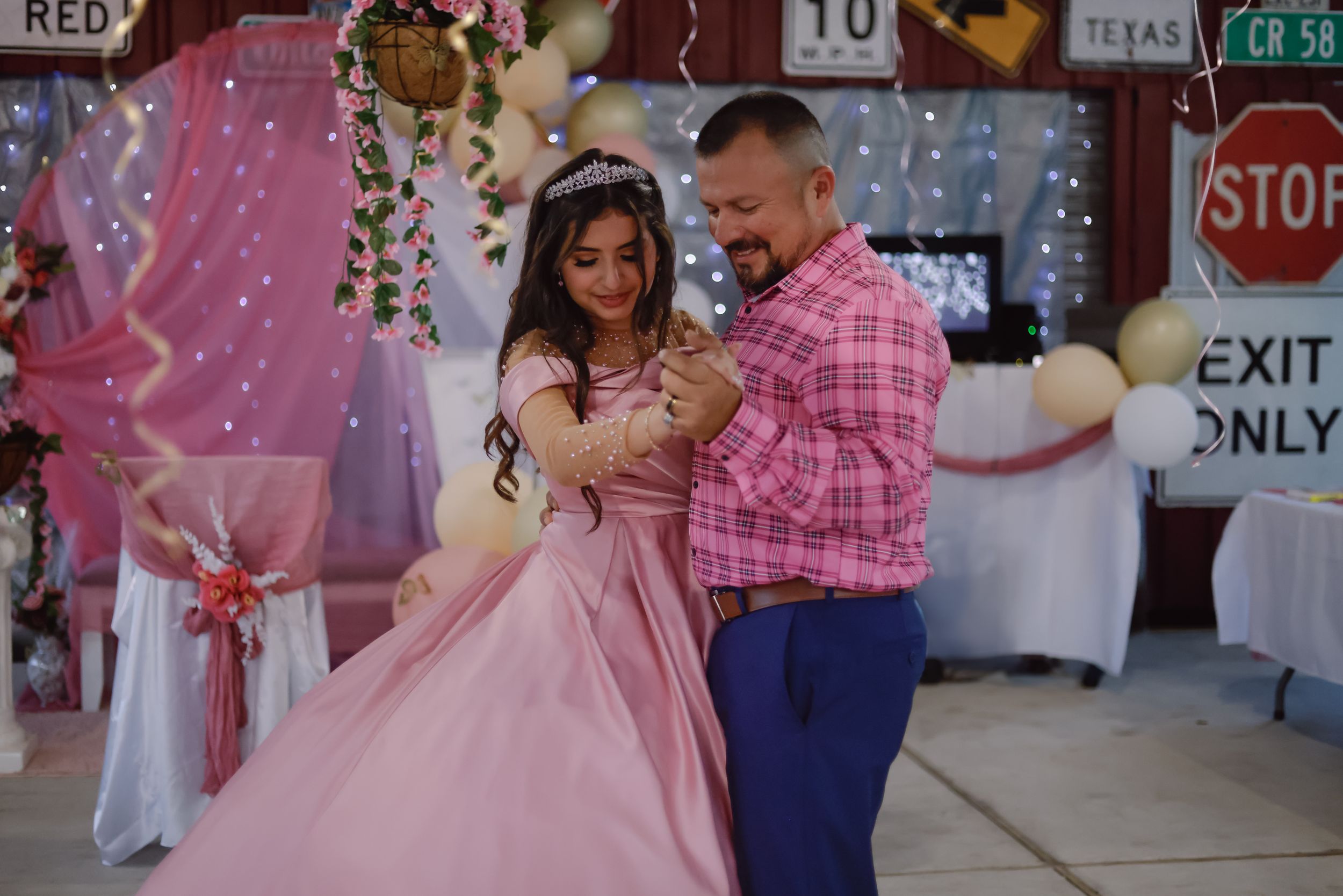 sweet sixteen session father and daughter dance.