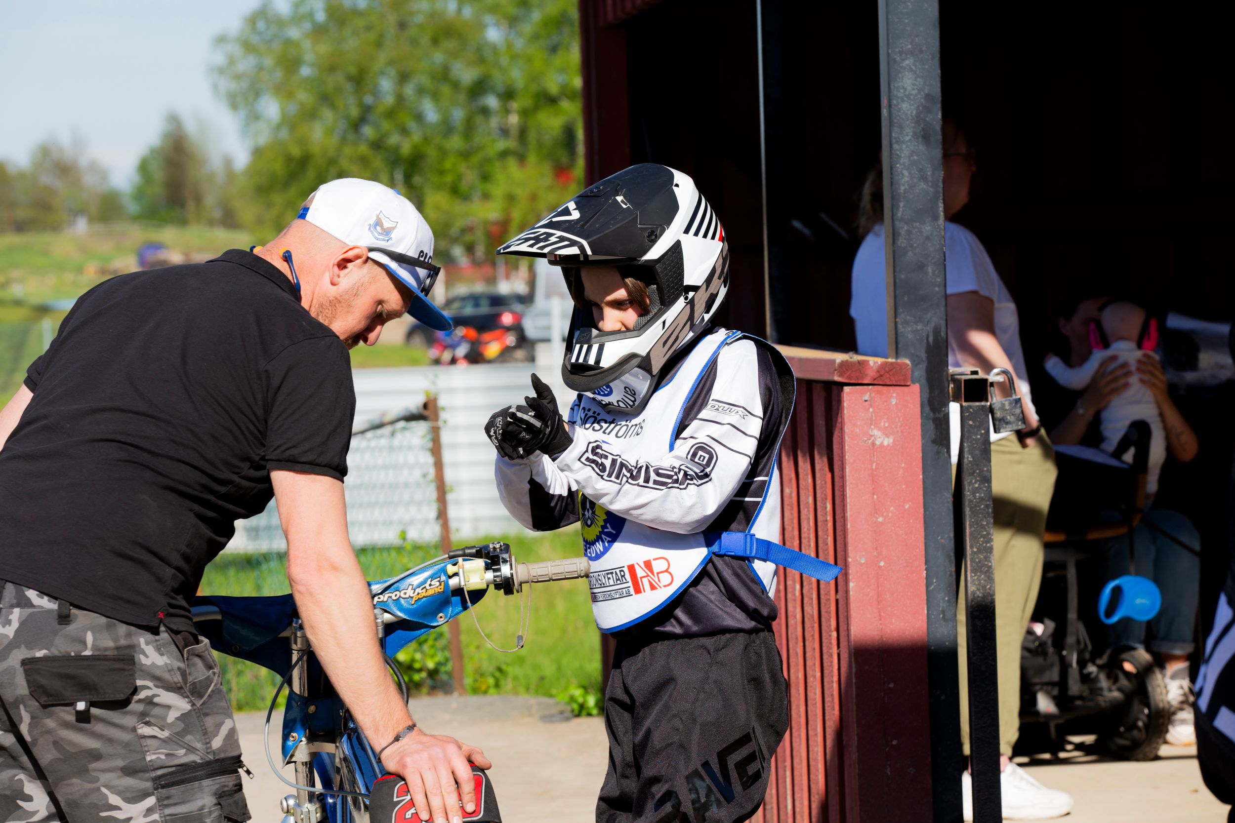 Speedway på Kalvholmen. Solkatterna. Fotograf Rebecca Nordin.