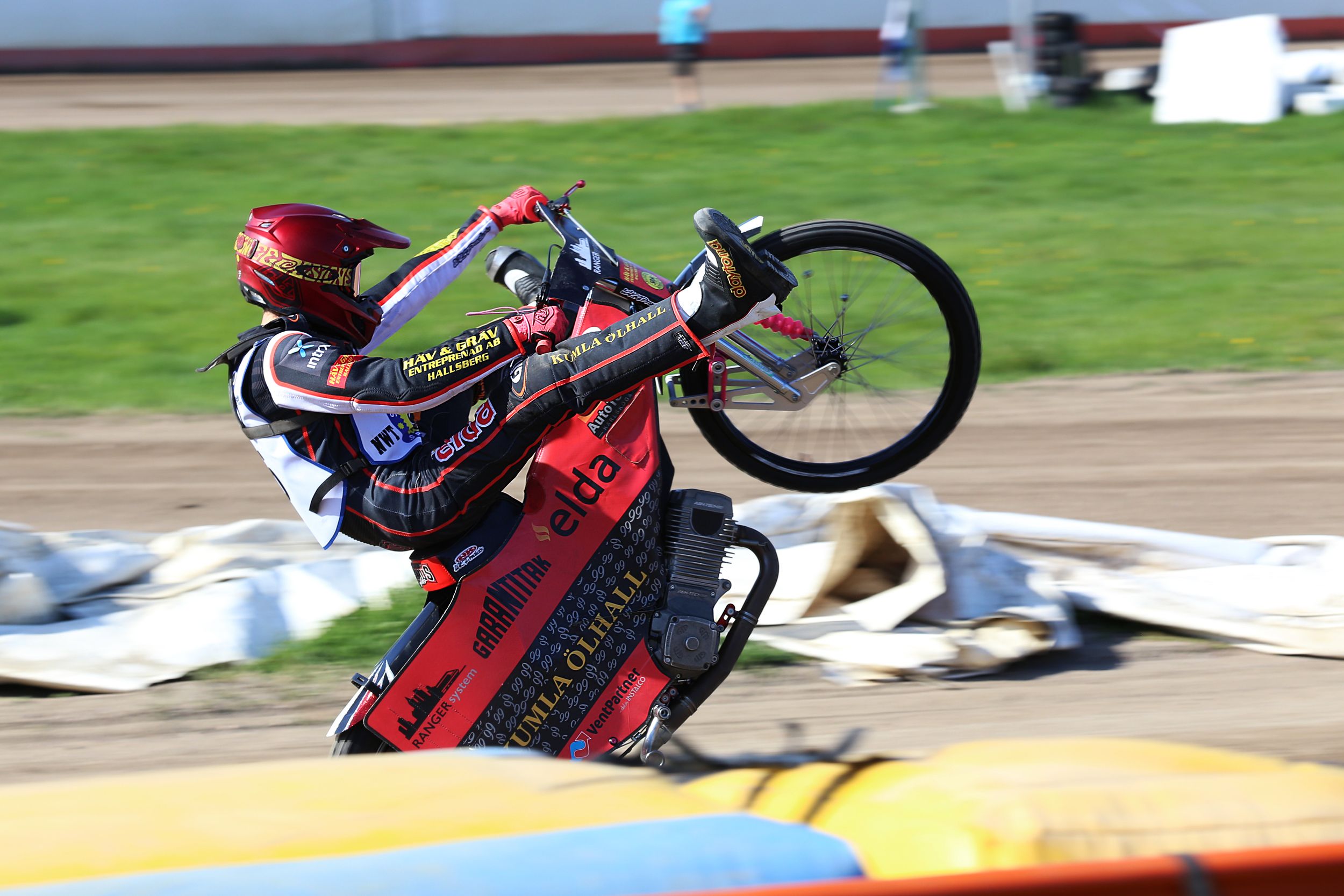 Speedway på Kalvholmen. Solkatterna. Fotograf Rebecca Nordin.