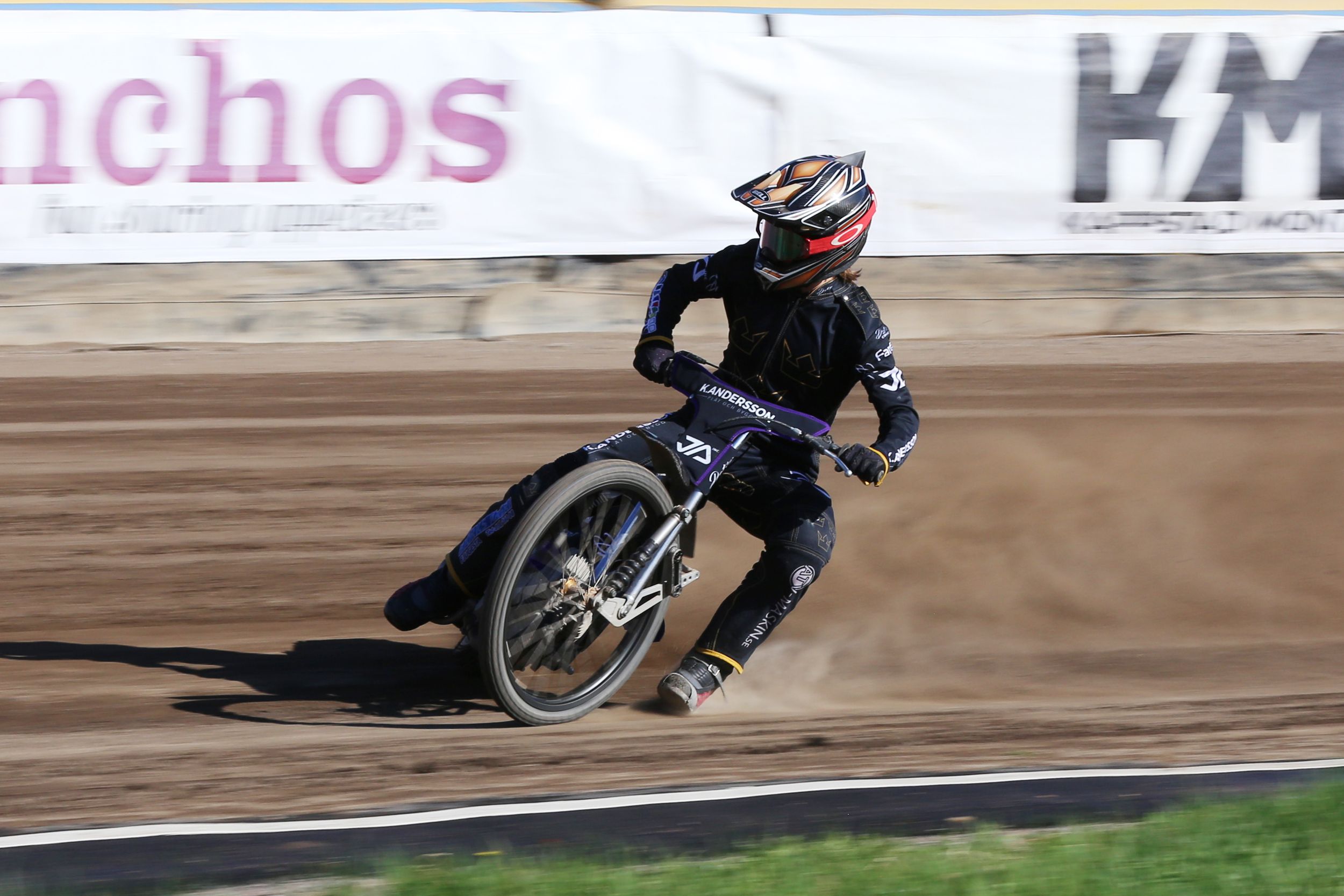 Speedway på Kalvholmen. Solkatterna. Fotograf Rebecca Nordin.