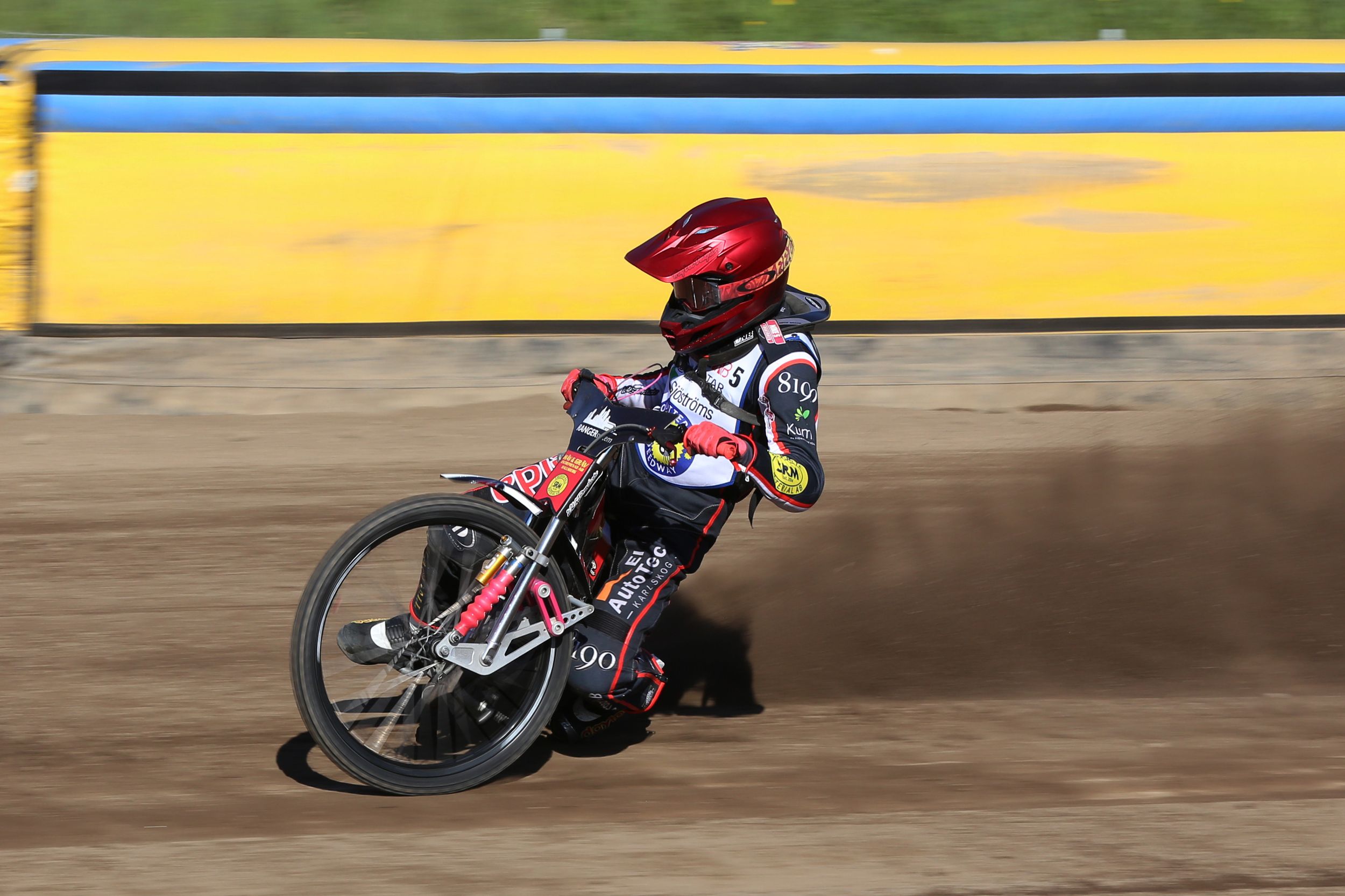 Speedway på Kalvholmen. Solkatterna. Fotograf Rebecca Nordin.