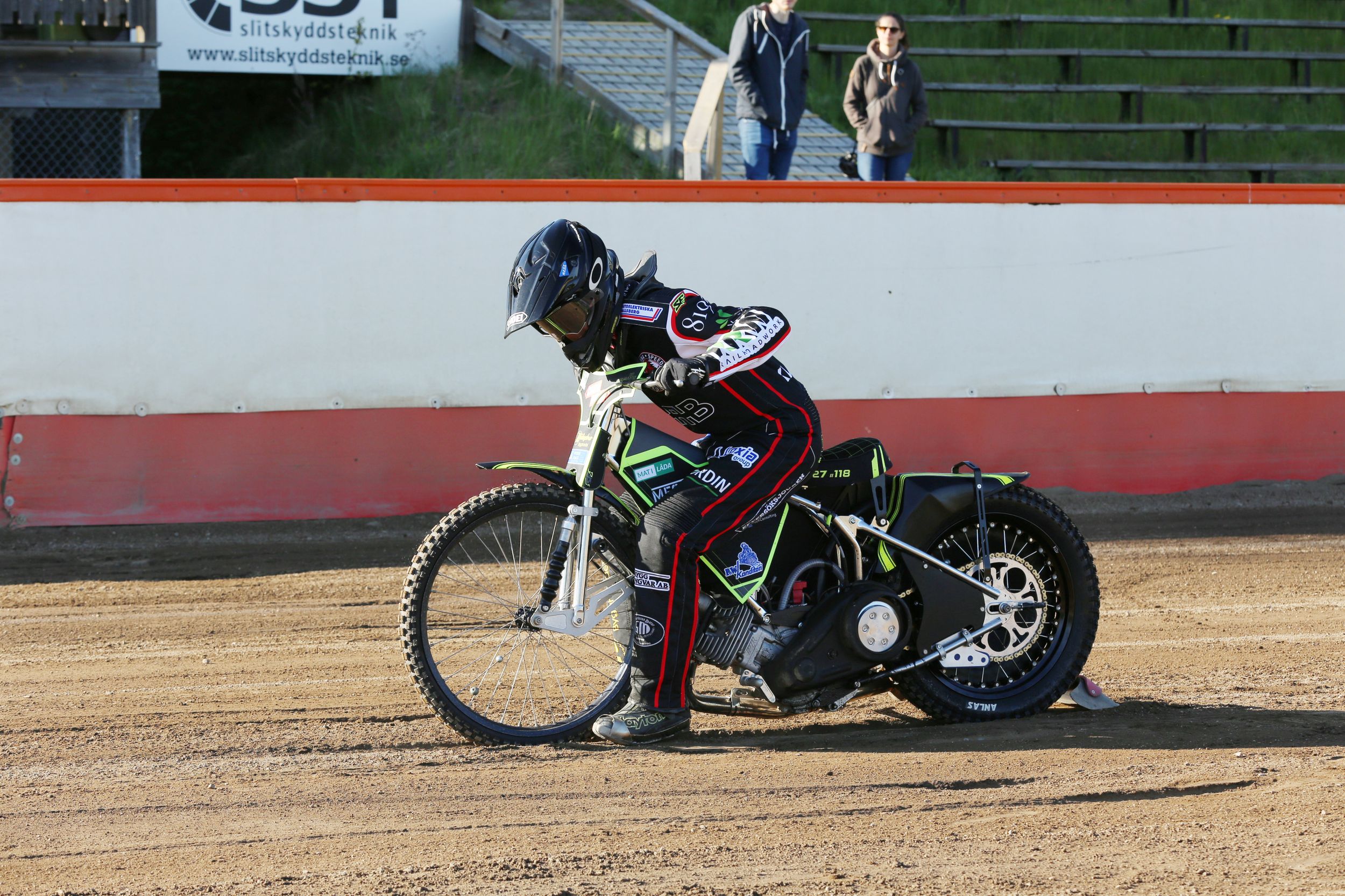 Speedway på Kalvholmen. Solkatterna. Fotograf Rebecca Nordin.
