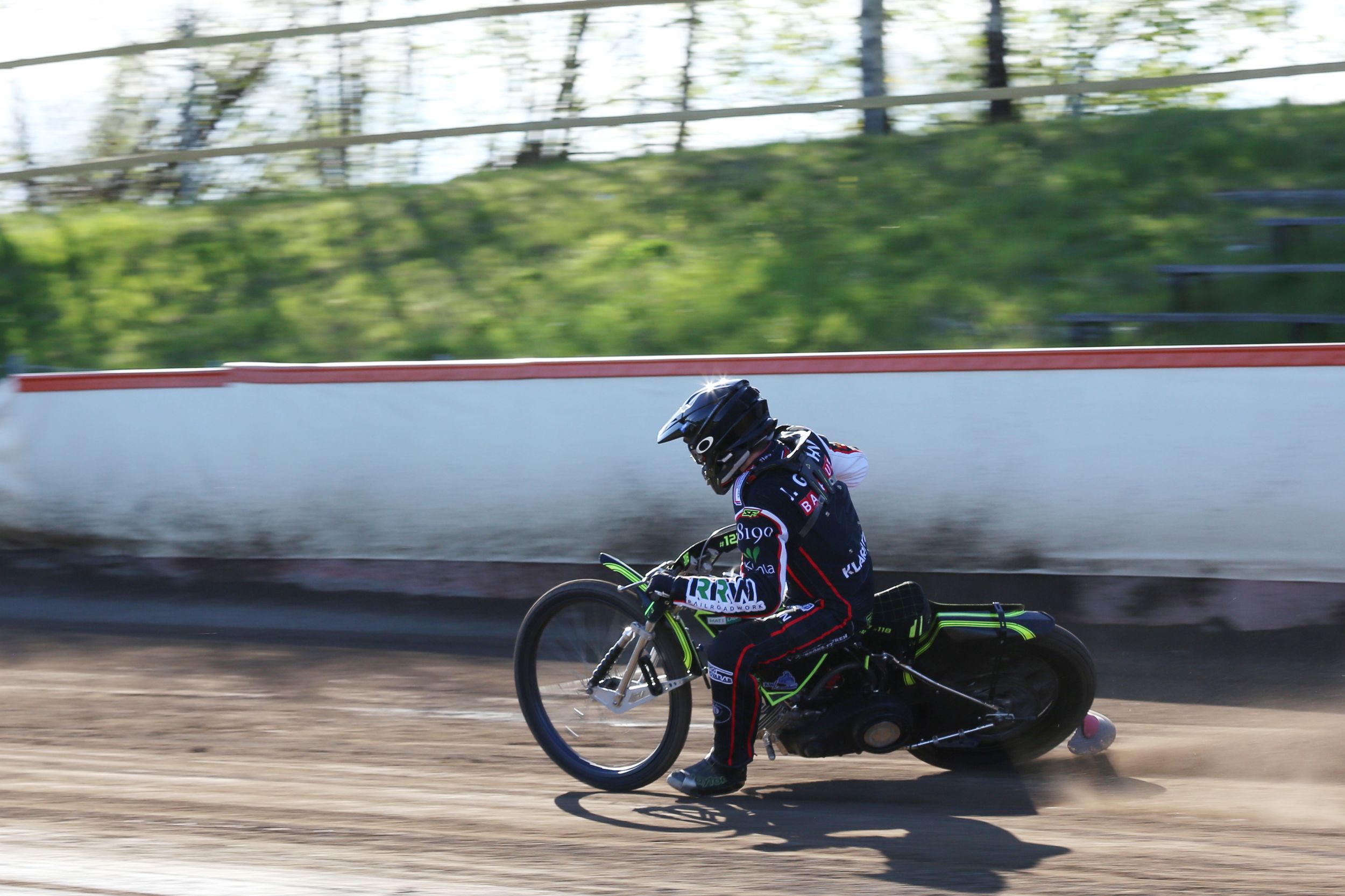 Speedway på Kalvholmen. Solkatterna. Fotograf Rebecca Nordin.