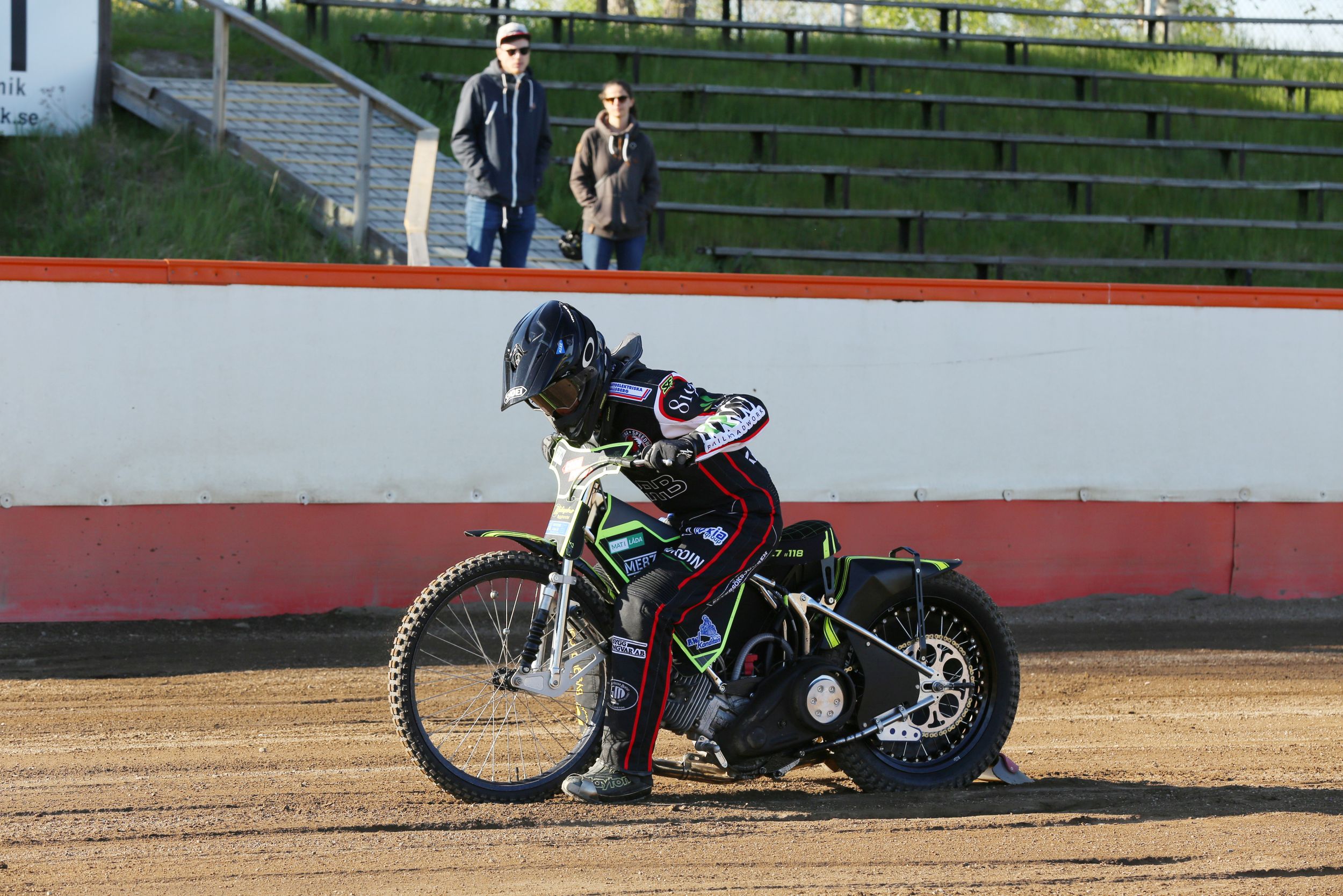 Speedway på Kalvholmen. Solkatterna. Fotograf Rebecca Nordin.