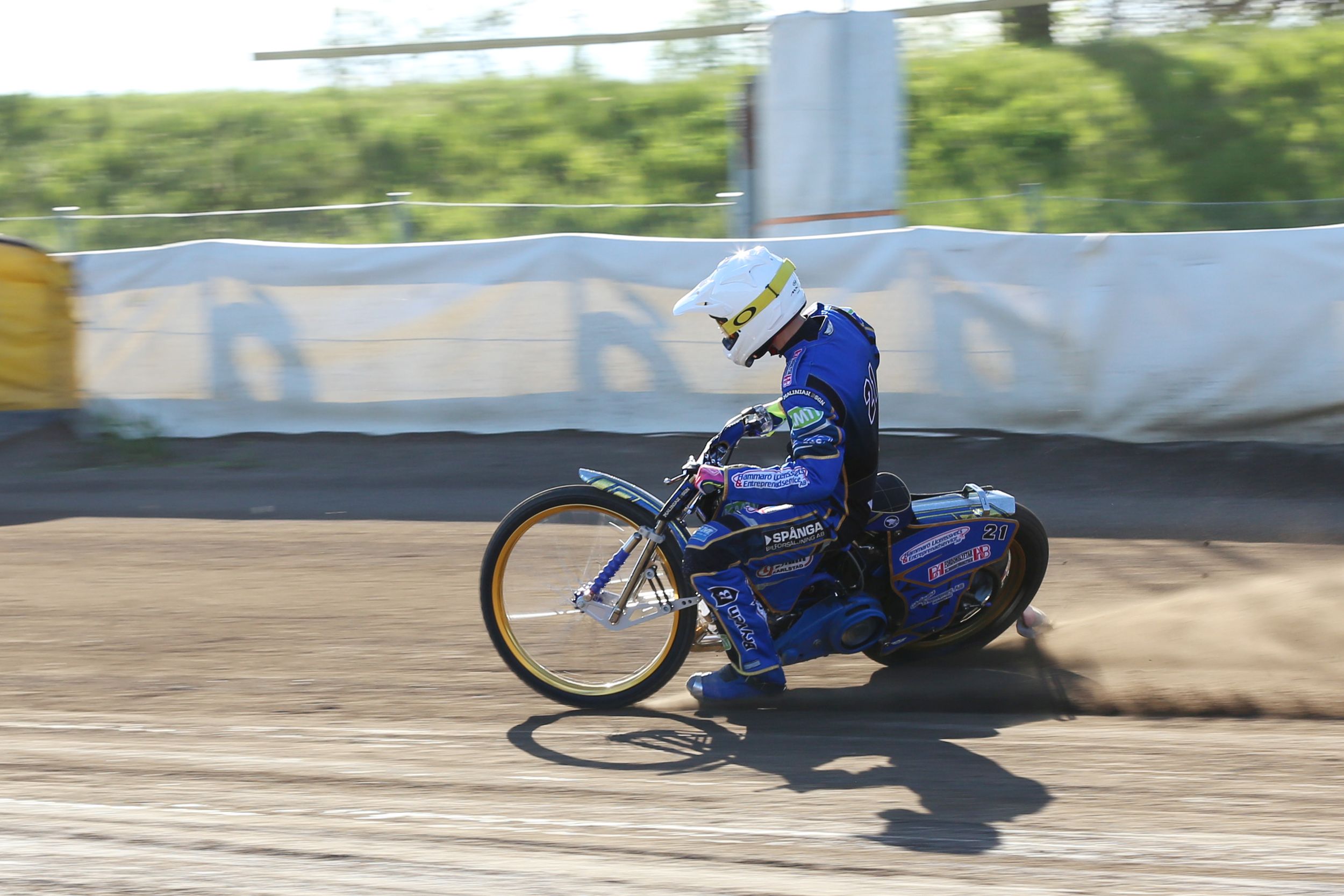 Speedway på Kalvholmen. Solkatterna. Fotograf Rebecca Nordin.