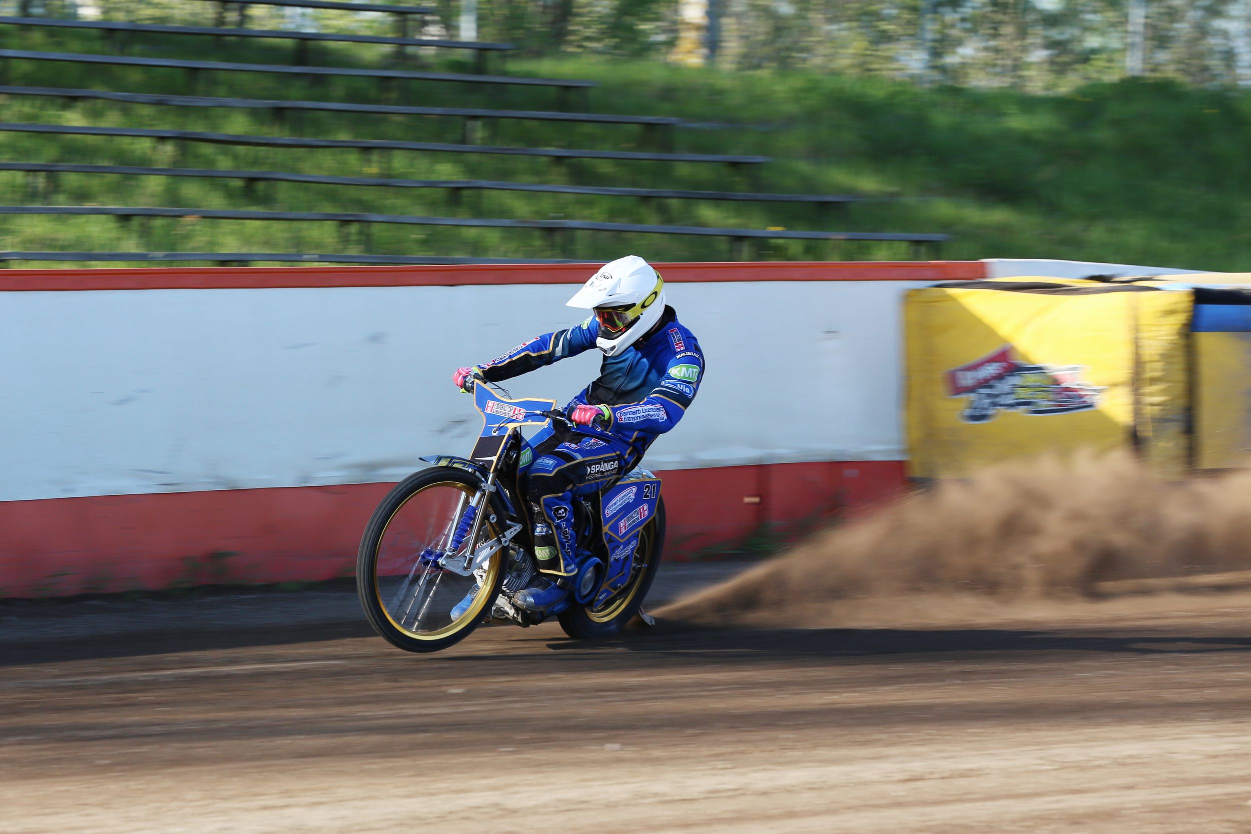 Speedway på Kalvholmen. Solkatterna. Fotograf Rebecca Nordin.
