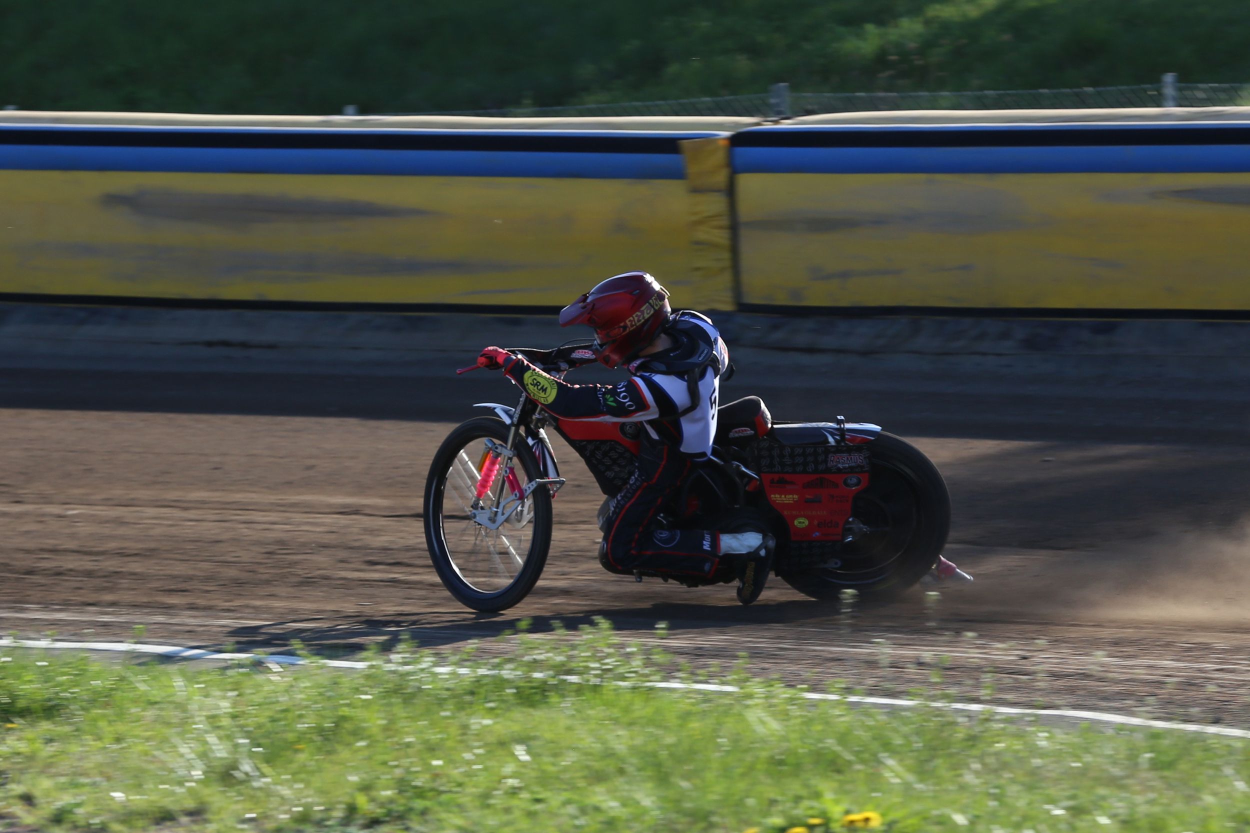 Speedway på Kalvholmen. Solkatterna. Fotograf Rebecca Nordin.