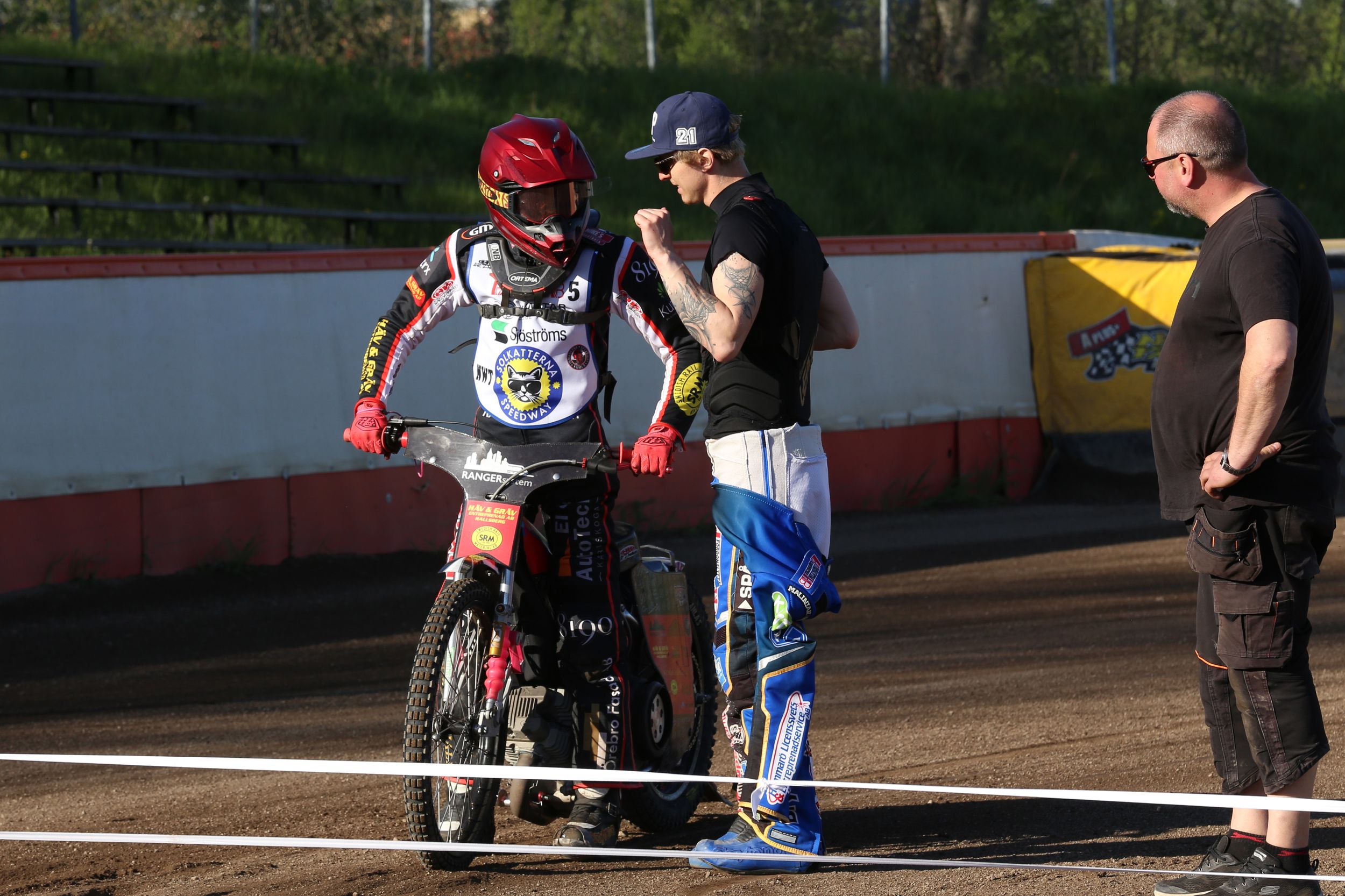 Speedway på Kalvholmen. Solkatterna. Fotograf Rebecca Nordin.