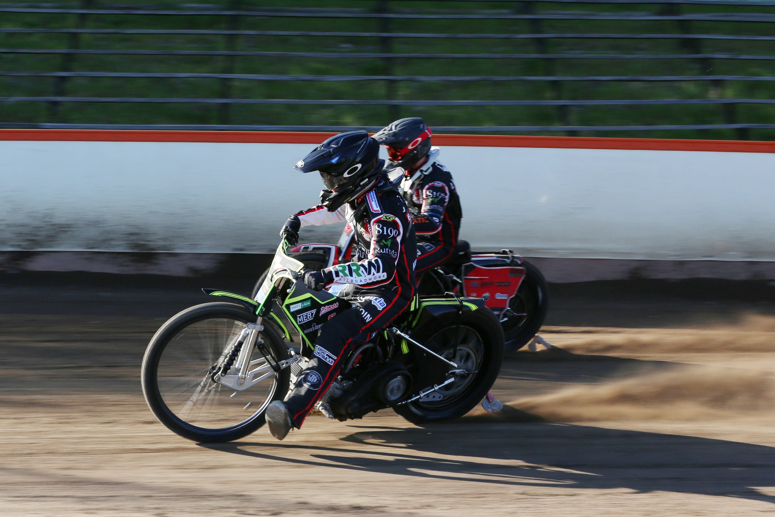 Speedway på Kalvholmen. Solkatterna. Fotograf Rebecca Nordin.