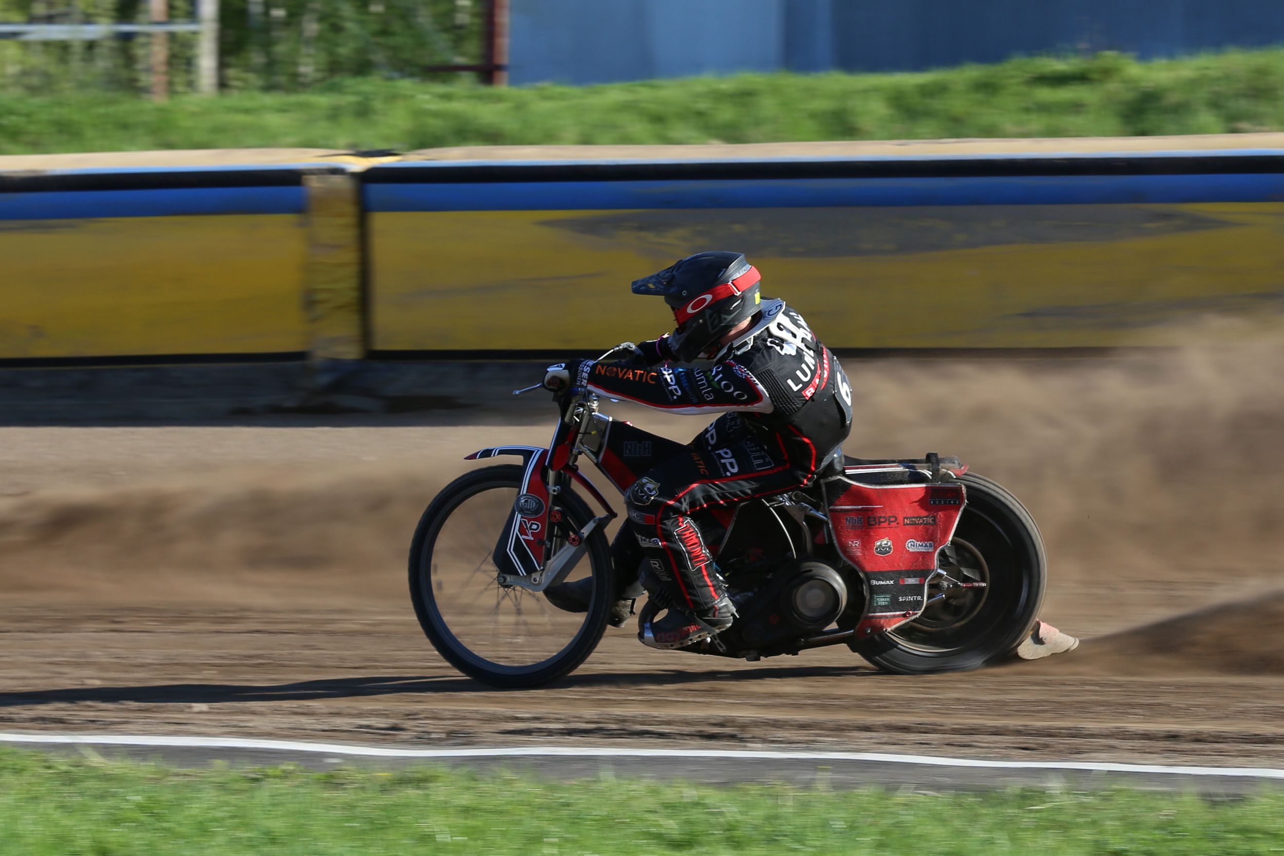 Speedway på Kalvholmen. Solkatterna. Fotograf Rebecca Nordin.