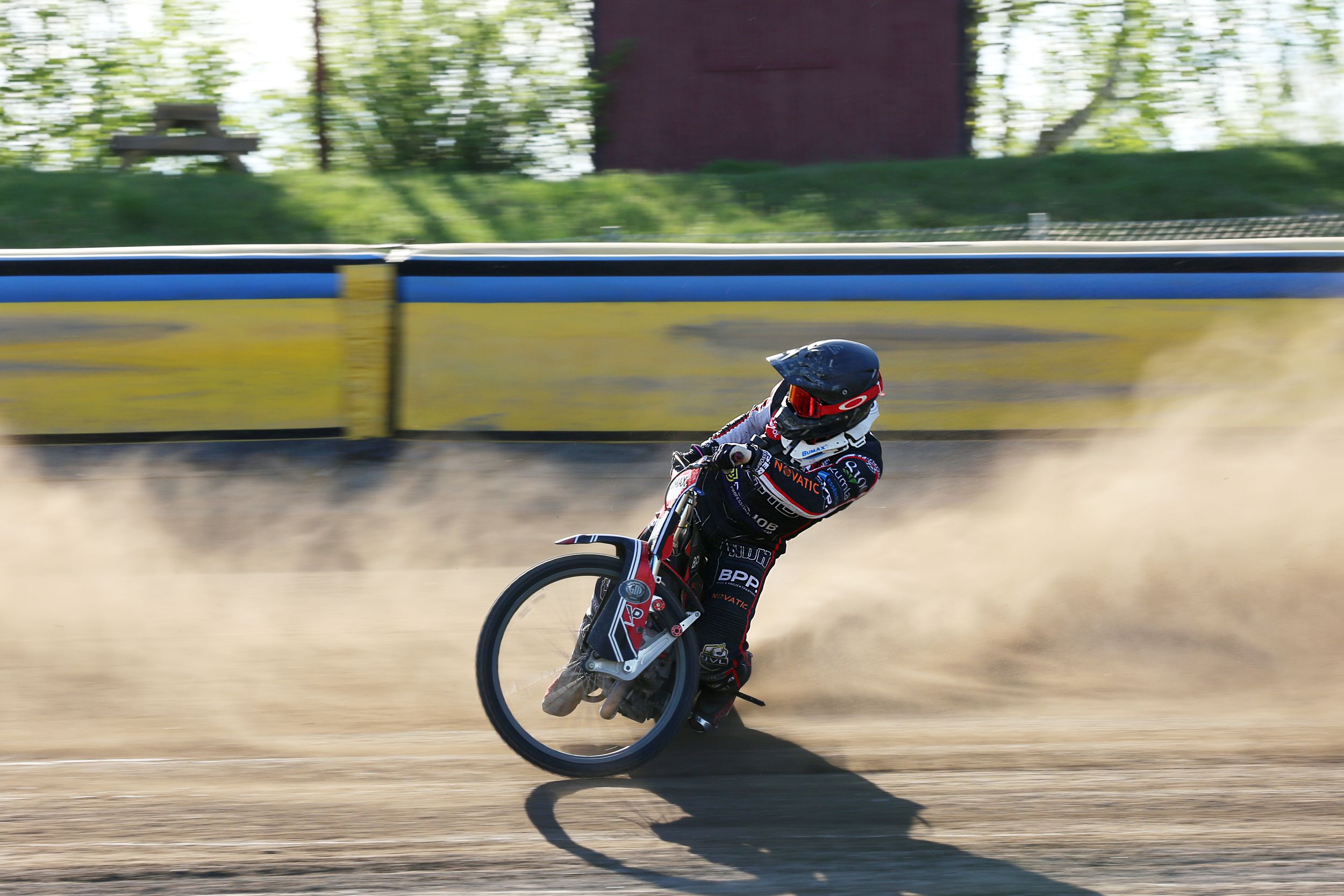Speedway på Kalvholmen. Solkatterna. Fotograf Rebecca Nordin.