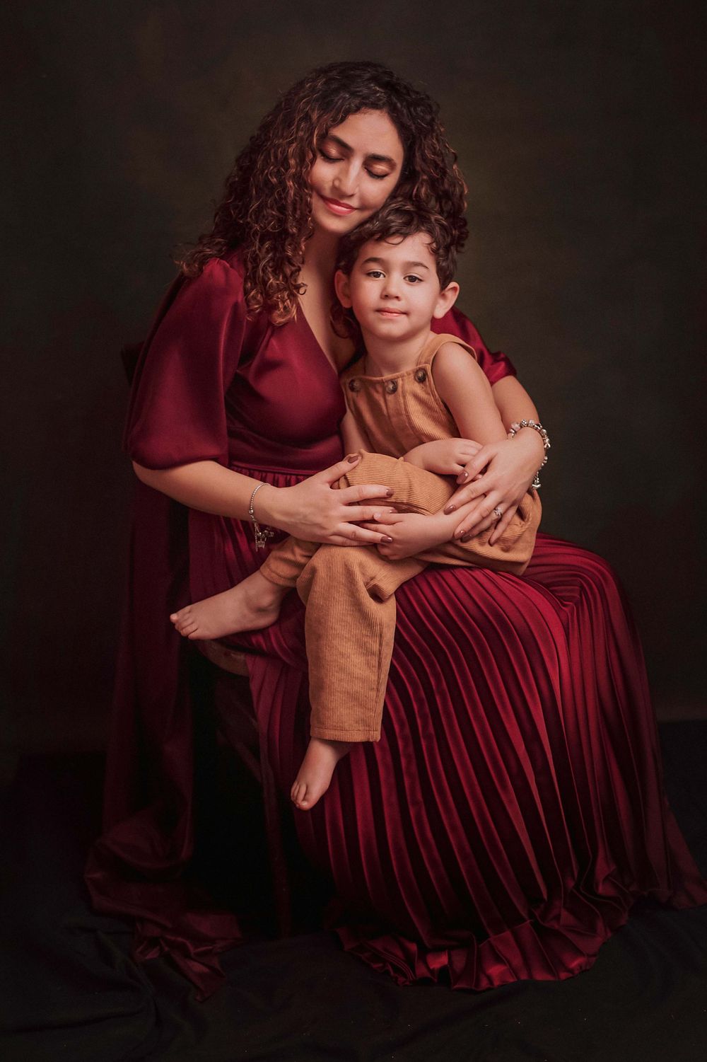 ritratto fine art di una mamma e il suo bambino