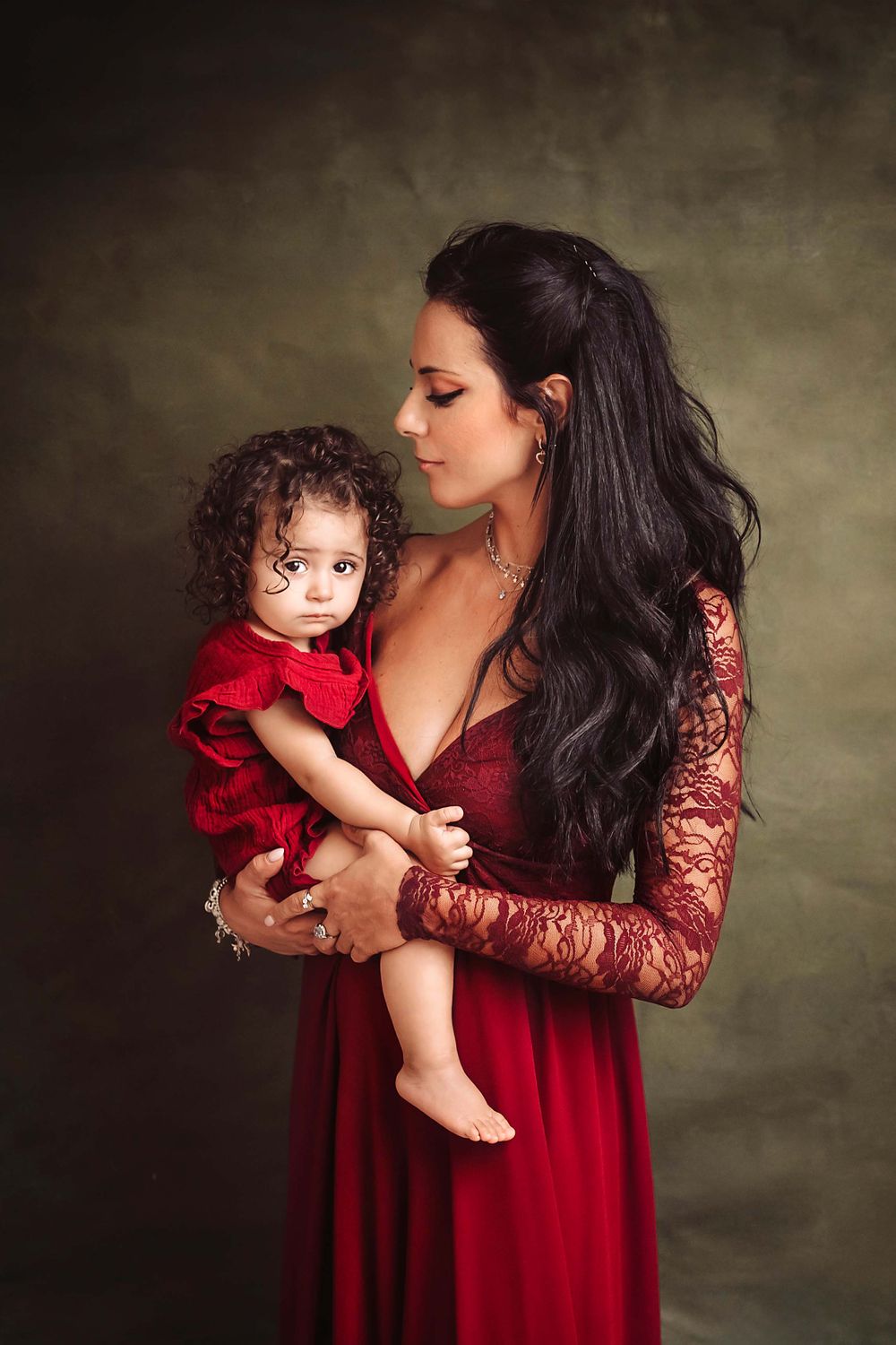 ritratto fine art di una mamma e la sua bambina