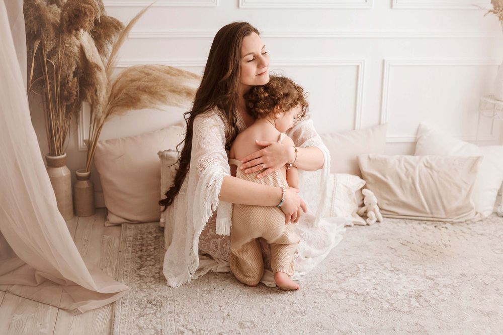 servizio fotografico mamma e figlio