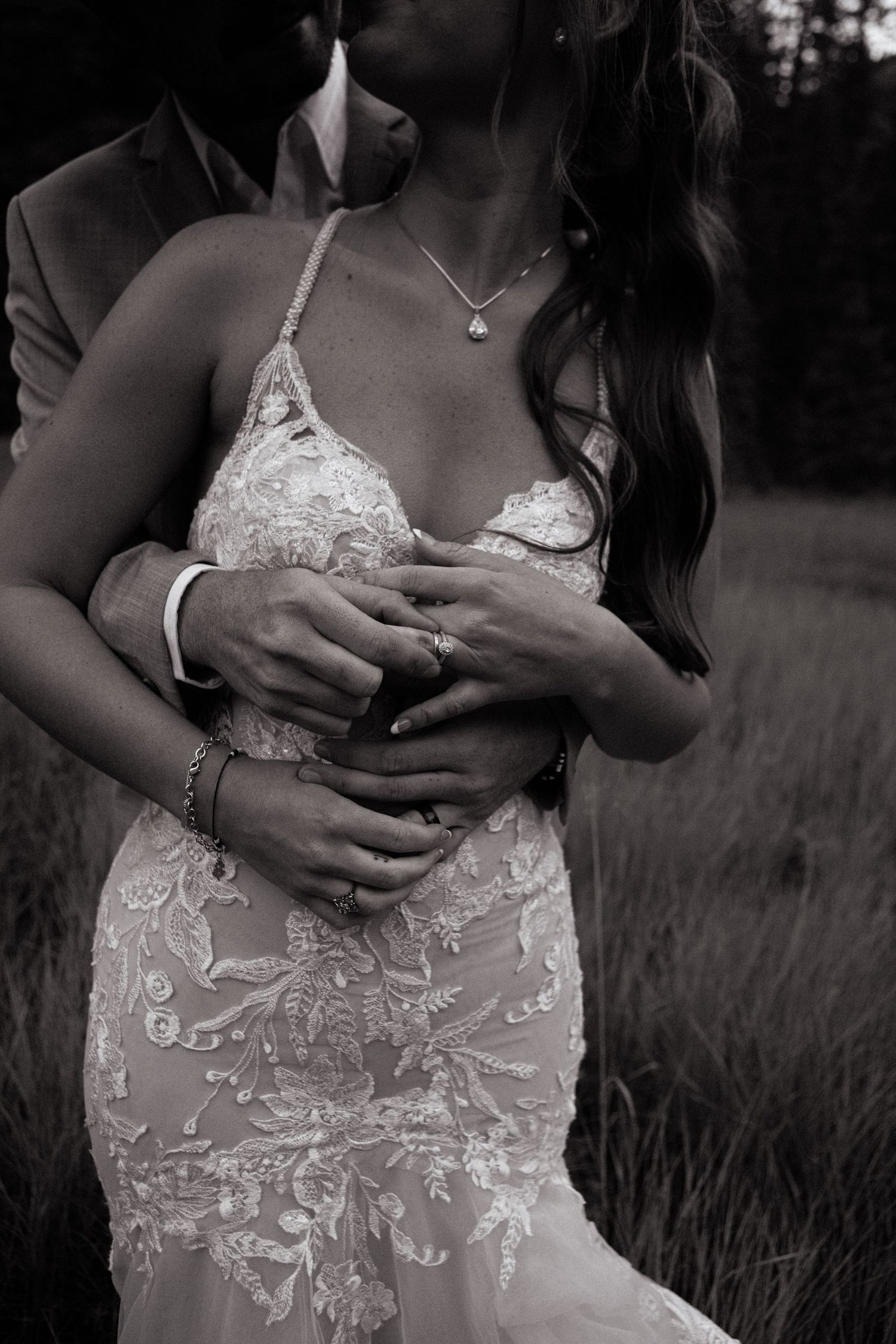 Creative wedding ring shot