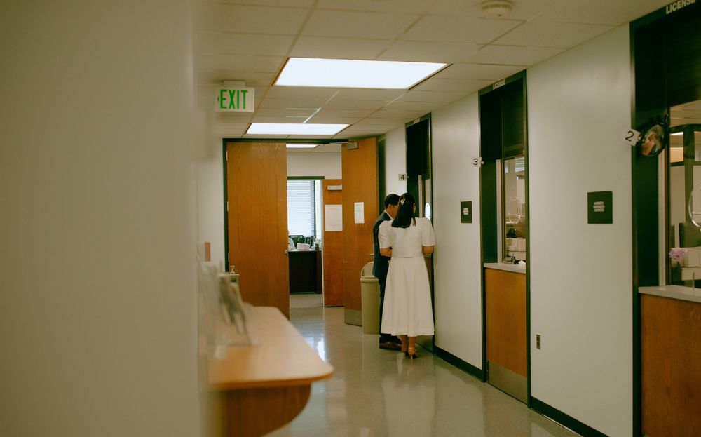 Civil wedding. Court house wedding. Asian American weddings. Towson, Maryland. Baltimore, Maryland. Spring wedding. Wedding. Micro wedding.
