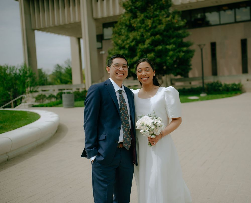 Civil wedding. Court house wedding. Asian American weddings. Towson, Maryland. Baltimore, Maryland. Spring wedding. Wedding. Micro wedding.