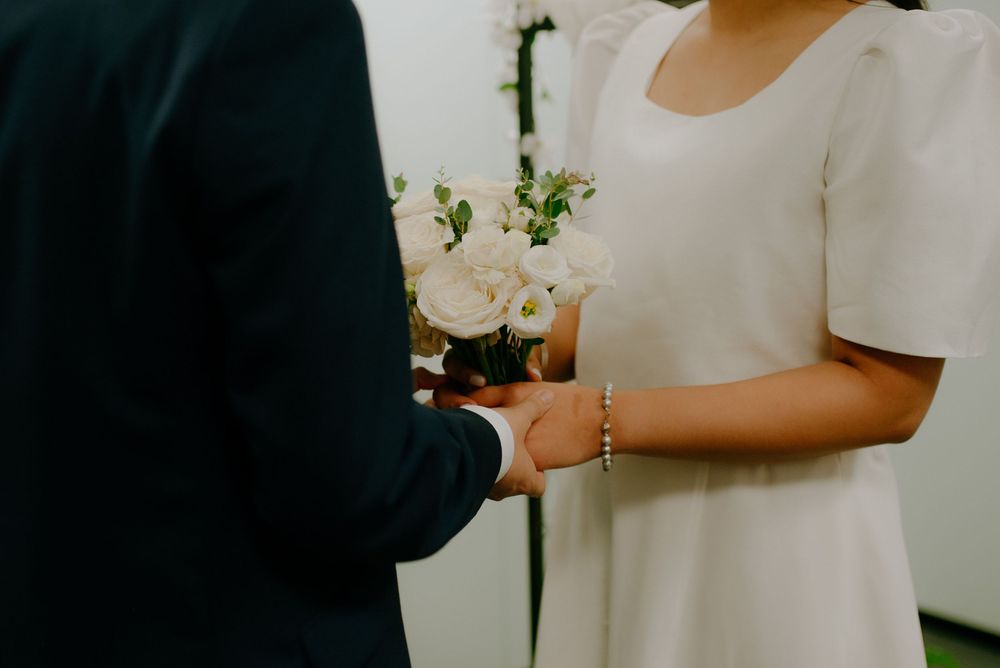 Civil wedding. Court house wedding. Asian American weddings. Towson, Maryland. Baltimore, Maryland. Spring wedding. Wedding. Micro wedding.