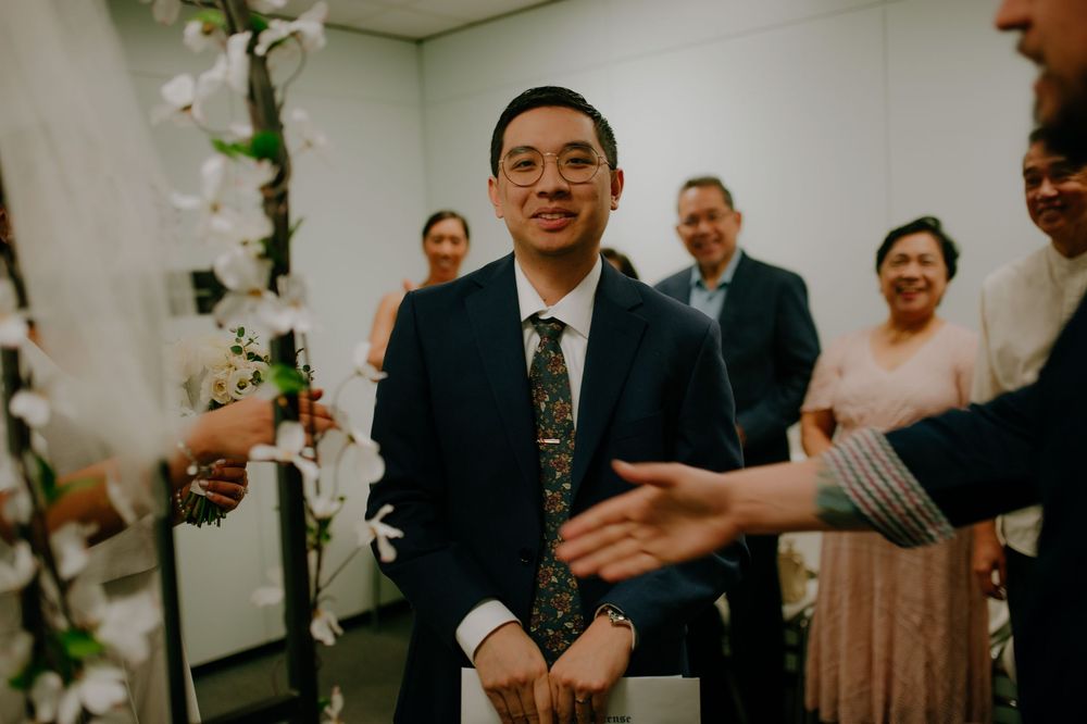 Civil wedding. Court house wedding. Asian American weddings. Towson, Maryland. Baltimore, Maryland. Spring wedding. Wedding. Micro wedding.