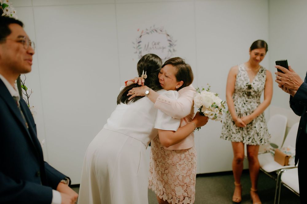Civil wedding. Court house wedding. Asian American weddings. Towson, Maryland. Baltimore, Maryland. Spring wedding. Wedding. Micro wedding.
