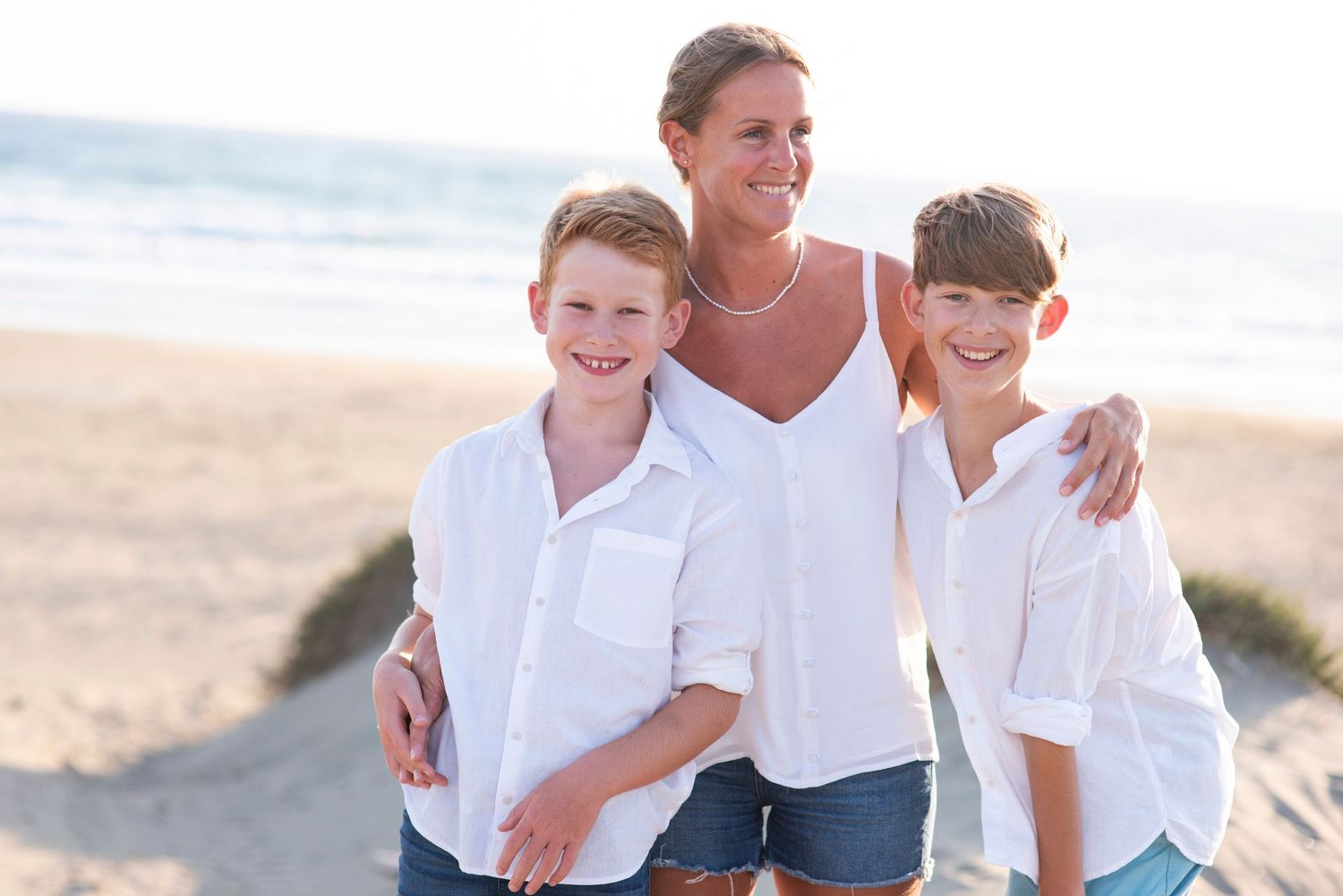 Family beach photoshoot, in Limassol, Cyprus.