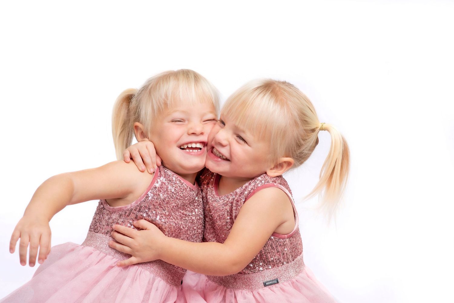 Child high-key studio portrait