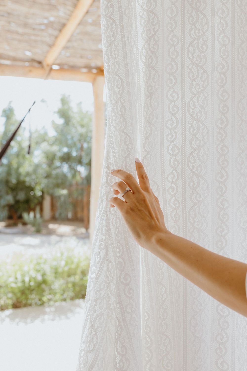 wedding dress in todos santos