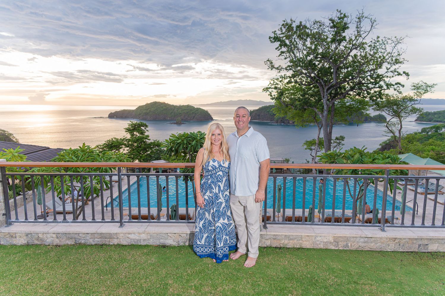 Romantic beach luxury proposal at Secrets Papagayo