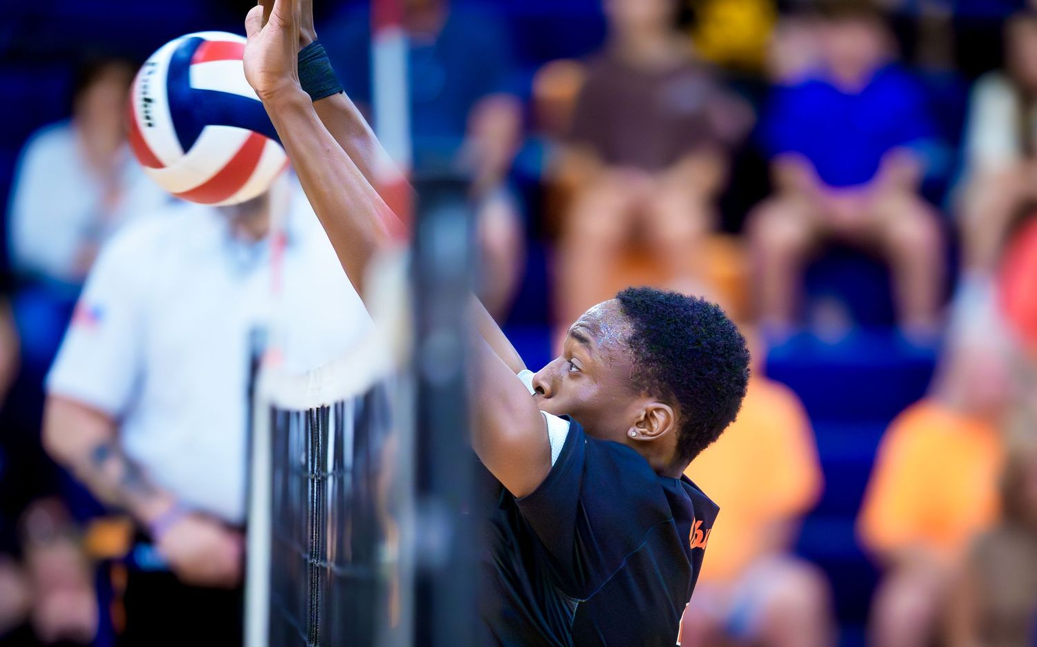 Central York vs Manheim Central PIAA boys volleyball state semifinal spike, by Deanna Fox, SportsFox Photography, Hershey PA