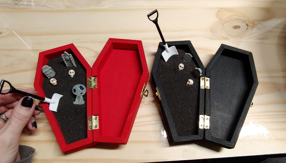 coffin zen garden