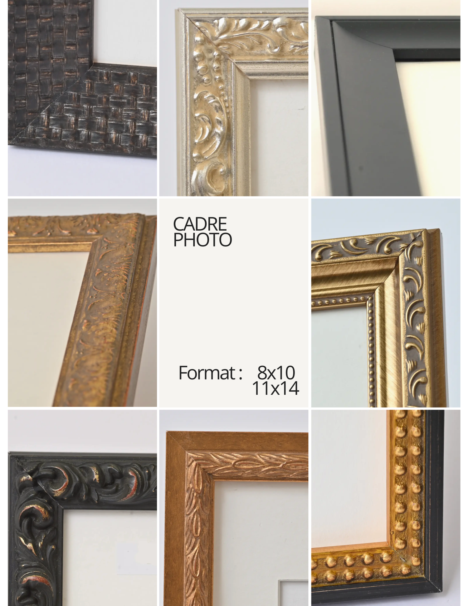 Cadres de qualité supérieur. Les photographies imprimées ont une magie intemporelle