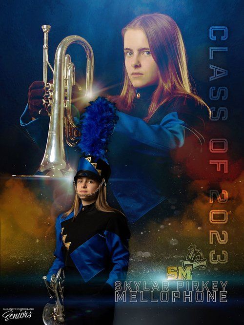 Team Sports MARCHING BAND Banner Pictures Phoenix Arizona by Anjeanette Photography Graduation High School Seniors AZ