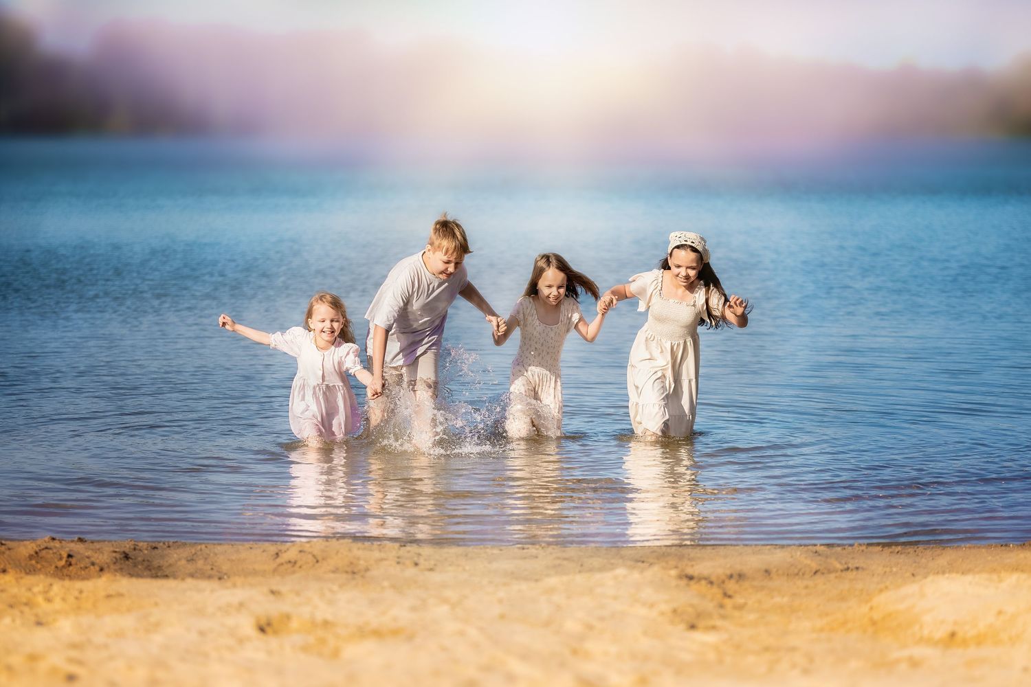 Kinderfotoshooting im Freien, Schlangenberg