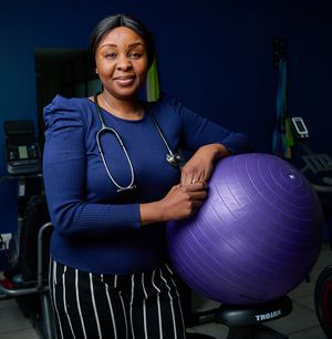 Corporate photo of a doctor